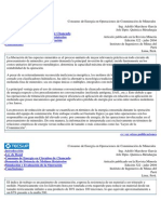 Consumo de Energía en Operaciones de Conminución de Minerales