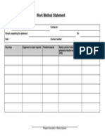 Work Method Statement PHASE