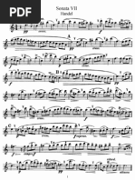 Handel Sonata VII (Flute)