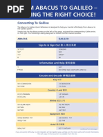 Galileo From Abacus