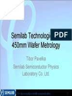 Semilab Technologies For 450mm Wafer Metrology