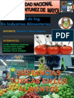 Sustancias Toxicas en Los Alimentos