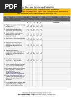 College Success Workshop Survey