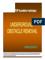 Underground Obstacle Removal