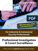 Professional Covert Surveillance & Investigation