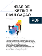 50 Idéias de Marketing e Divulgação