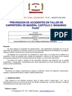 Prevencion de Accidentes en Maquinas de Corte