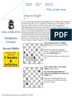 Endgame Corner: Bishop Vs Knight