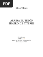 Elena Cilento - Arriba El Telon, Teatro de Titeres