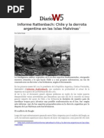 Informe Rattenbach. Chile y La Derrota Argentina en Las Islas Malvinas