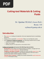 Cutting Tool Materials and Cutting Fluids by Dr. Oğuzhan YILMAZ