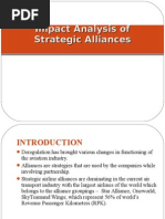 Presentation On Impact Analysis of Strategic Alliances