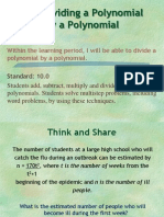 4 8 Dividing A Polynomial by A Polynomial