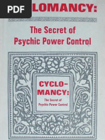 Cyclomancy: The Secret of Psychic Power Control