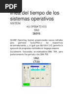 Linea Del Tiempo de Los Sistemas Operativos