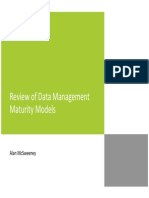 Review of Data Management Maturity Models