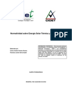 Normatividad Sobre Energia Solar Termica y Fotovoltaica PDF