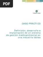 Caso Practico Plan de Gestion Medioambiental Industria Lactea