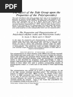 The Effect of The Side Group Upon The Properties of The Poly (Epoxides)