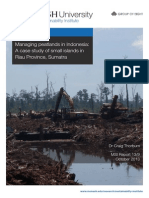 Managing Peatlands in Indonesia: A Case Study of Small Islands in Riau Province, Sumatra