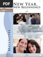 Mayanotes Rosh Hashannah Edition August 2010 - Elul 5770