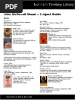 Northern Territory Library: John Mcdouall Stuart - Subject Guide