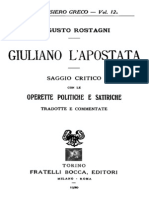 Augusto Rostagni - Giuliano L'apostata PDF