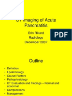 CT Imaging of Acute Pancreatitis