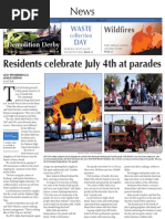 Residents Celebrate July 4th at Parades: Wildfires