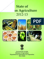 INDIA State of Indian Agriculture 2012-13 PDF