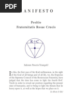 Manifesto: Positio Fraternitatis Rosae Crucis