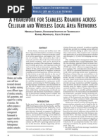 MAG, A Framework For Seamless Roaming Across Cellular and Wireless Local Area Networks PDF