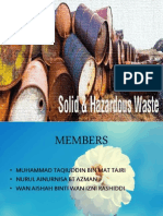 Solid and Hazardous Waste