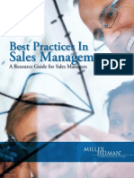 Best Practices In: Sales Management