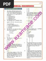 GATE Chemical Engineering 2006 PDF