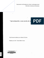 Aproximación A Una Teoría de La Afectividad (Tesis Doctoral)