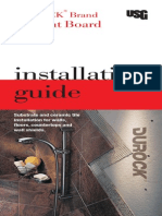 Durock Cement Board Installation Guide en CB237 PDF