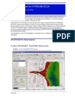 HYPACK 2012a Changes PDF