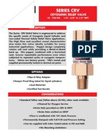 CRV Cryogenic Relief Valve