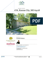 Residential Property Report For 1001 NE 83rd Street Kansas City, Missouri 64118