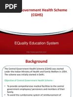 Central Government Health Scheme (CGHS)