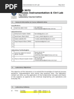 CCB3072 Course Outline Laboratory - May 2013 - vERSION 5