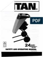 Titan Shredder TTB353SHR User Manual PDF