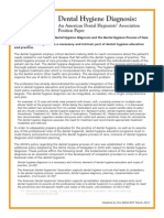 7111 Dental Hygiene Diagnosis Position Paper