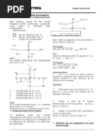 Cordenadas Rectangulares - Recta