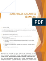 Materiales Aislantes Térmicos