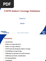 UMTS Indoor Coverage Solution