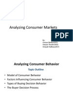 Marketing Presentation - Analyzing Consumer Markets