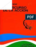 El Discurso de La Acción - Paul Ricoeur