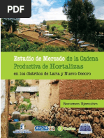 Estudio de Mercado de La Cadena Productiva de Hortalizas